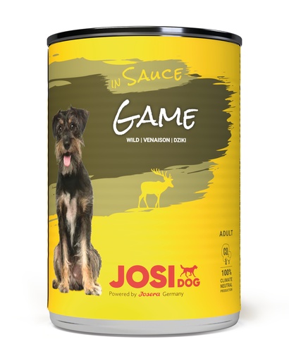 [PC03041] Josi Dog Adult Game In Sauce 415g