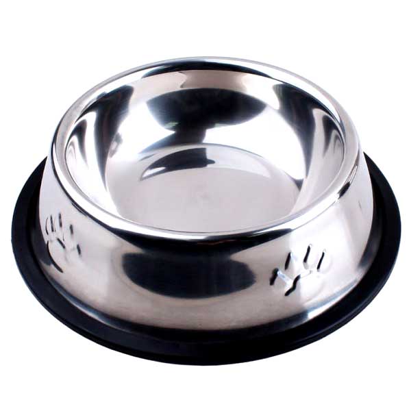 Feeding Bowl SS Silver 26cm