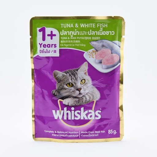 Whiskas Cat Adult Tuna & White Fish 80g