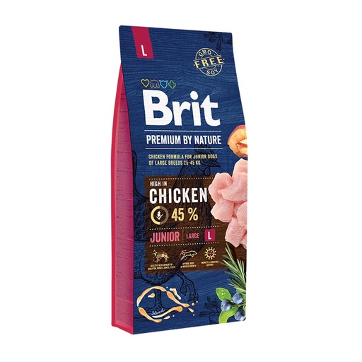 [PC03717] Brit PBN Junior Large Breed Chicken 15Kg