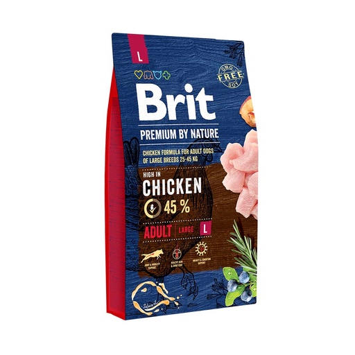 [PC03724] Brit PBN Adult Large Breed Chicken 8Kg