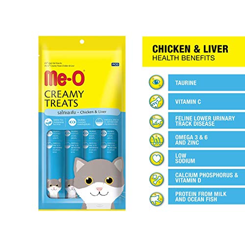 Me-O Creamy Treat Chi & Liver 15gX4