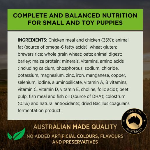 Purina Pro Plan Puppy Small & Toy Breed Healthy Growth & Development 2.5Kg