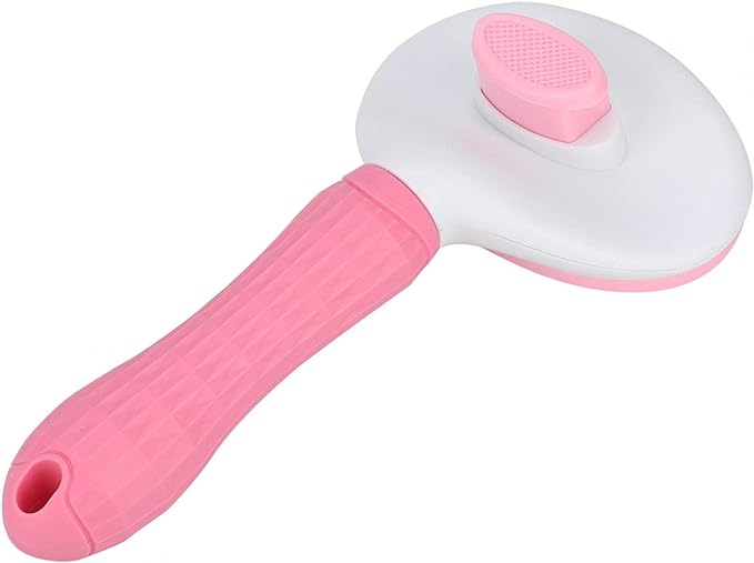 Brush Slicker Self Cleaner Oval