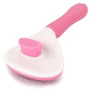 Brush Slicker Self Cleaner Oval
