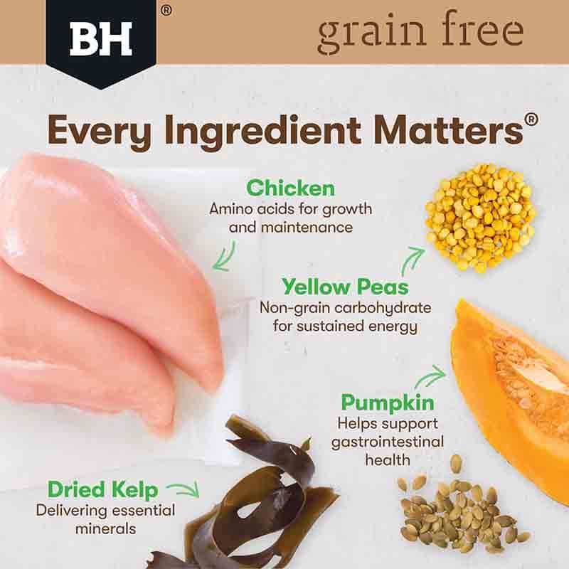 Blackhawk Kitten Grain Free Chicken with Peas & Broth 85g