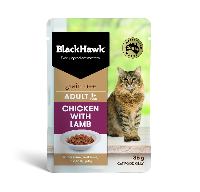 Blackhawk Cat Grain Free Chicken with Lamb 85g