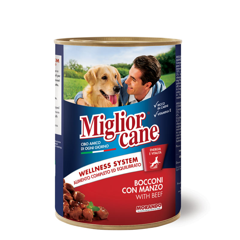 [PC03498] Miglior Cane Chunks With Beef 405g, Rs.590.00