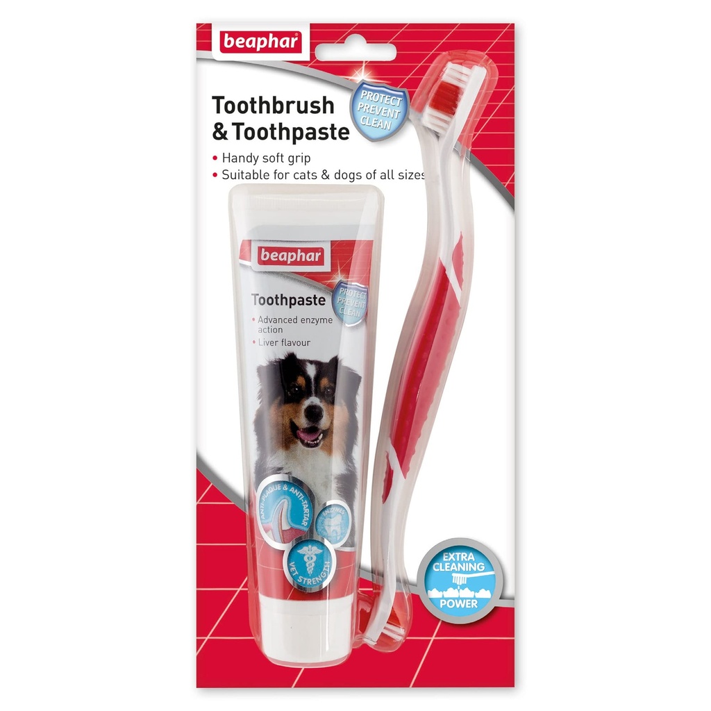 [PC03026] Beaphar Adult Dental Kit + Brush 100g, Rs.4,750.00