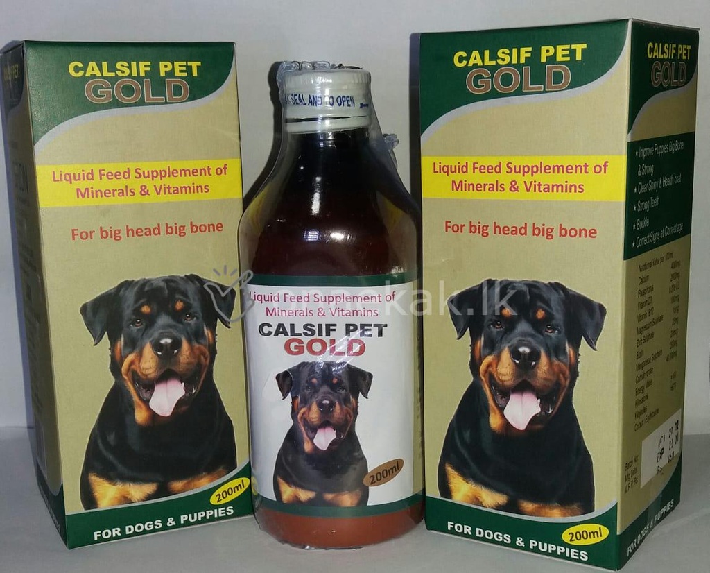 [PC00310] Calsif Pet Gold supplement 200ml, Rs.500.00