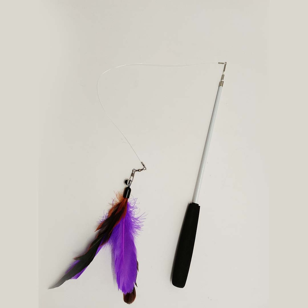 [PC02932] Cat Rod Adjustable With Feather & Bell, Rs.1,100.00, OPD Rs.1,100.00