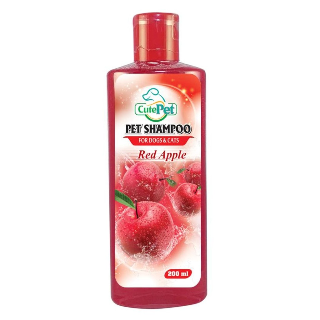 [PC02802] Cute Pet Conditioning Shampoo Red Apple 200ml, Rs.650.00