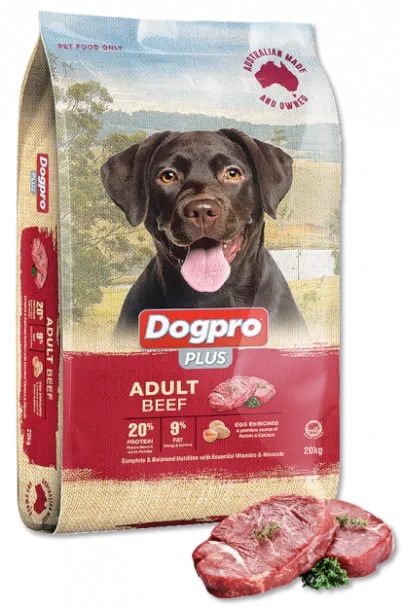 [PC00608] Dogpro Plus Adult Beef 20Kg, Rs.20,820.00