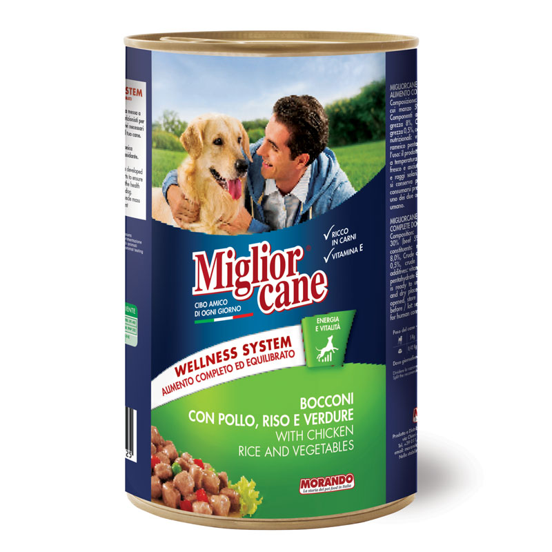 [PC01239] Miglior Cane Chunks With Chicken, Rice & Vegetables 1250g, Rs.1,550.00