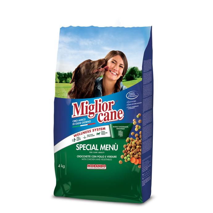 [PC01243] Miglior Cane Special Menu  Kibbles With Chicken & Vegetables 4Kg, Rs.7,250.00, OPD Rs.7,250.00