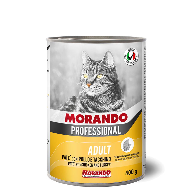 [PC02736] Morando Professional Cat Adult Chunks With Chicken & Turkey 405g, Rs.650.00