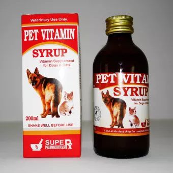 [PC01593] Pet Vitamin Syrup 200ml, Rs.400.00