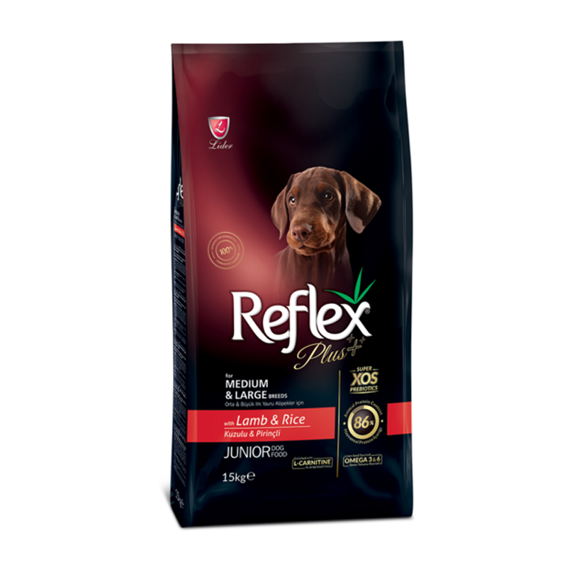 [PC01653] Reflex Junior Medium & Large Breed Lamb & Rice 15Kg, Rs.29,500.00