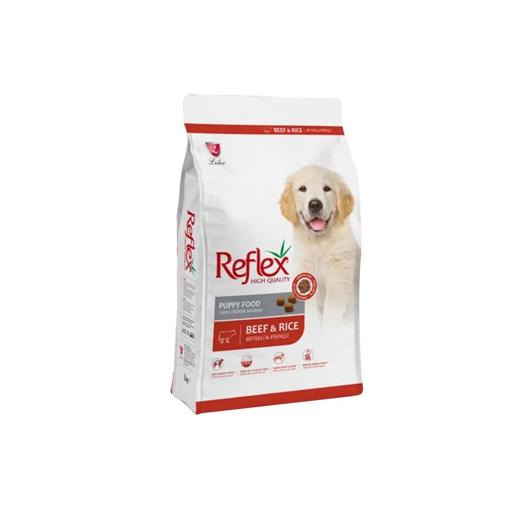 [PC02750] Reflex Puppy Beef & Rice 1Kg (RP), Rs.2,190.00