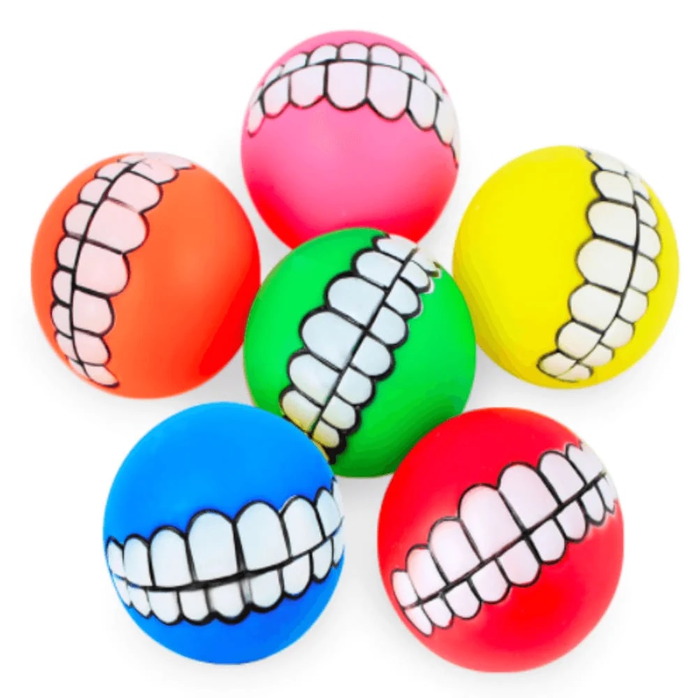 [PC02026] Toy Teeth Ball Squeaky (AD 006), Rs.480.00