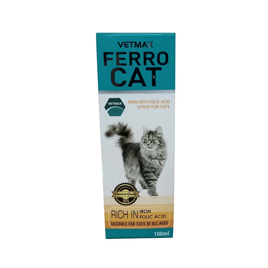 [PC03306] Vetmax Ferro Cat Syrup 100ml, Rs.1,230.00