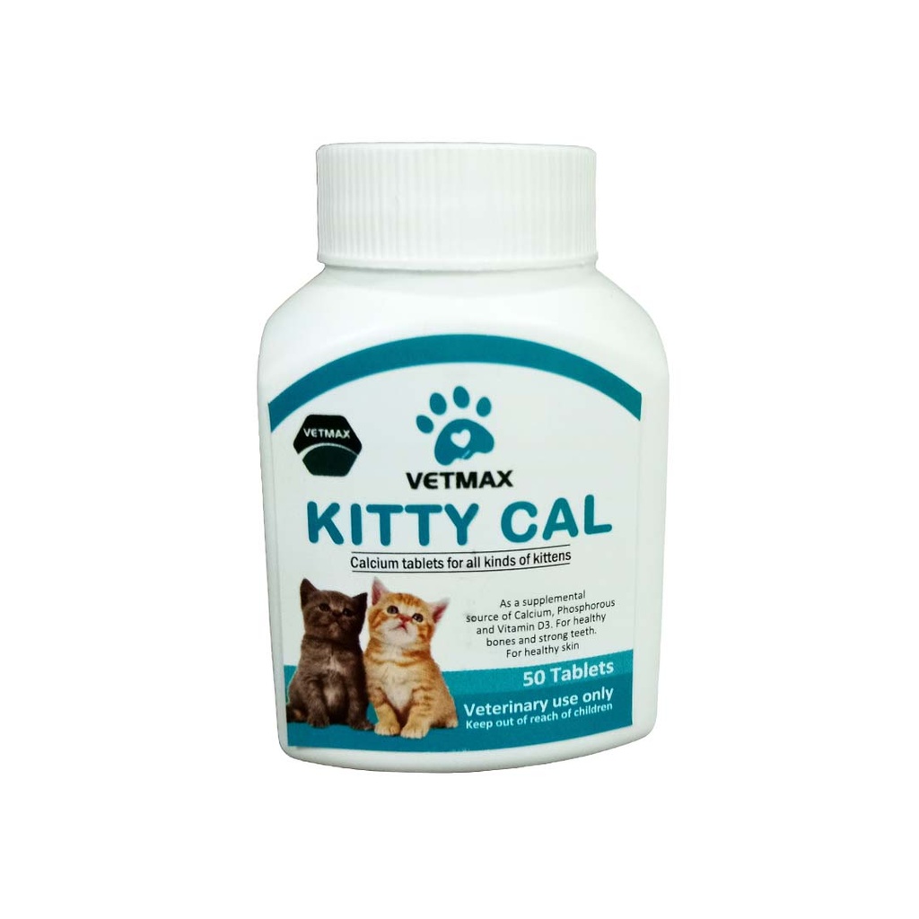 [PC03305] Vetmax Kitty Cal 50 Tabs, Rs.690.00