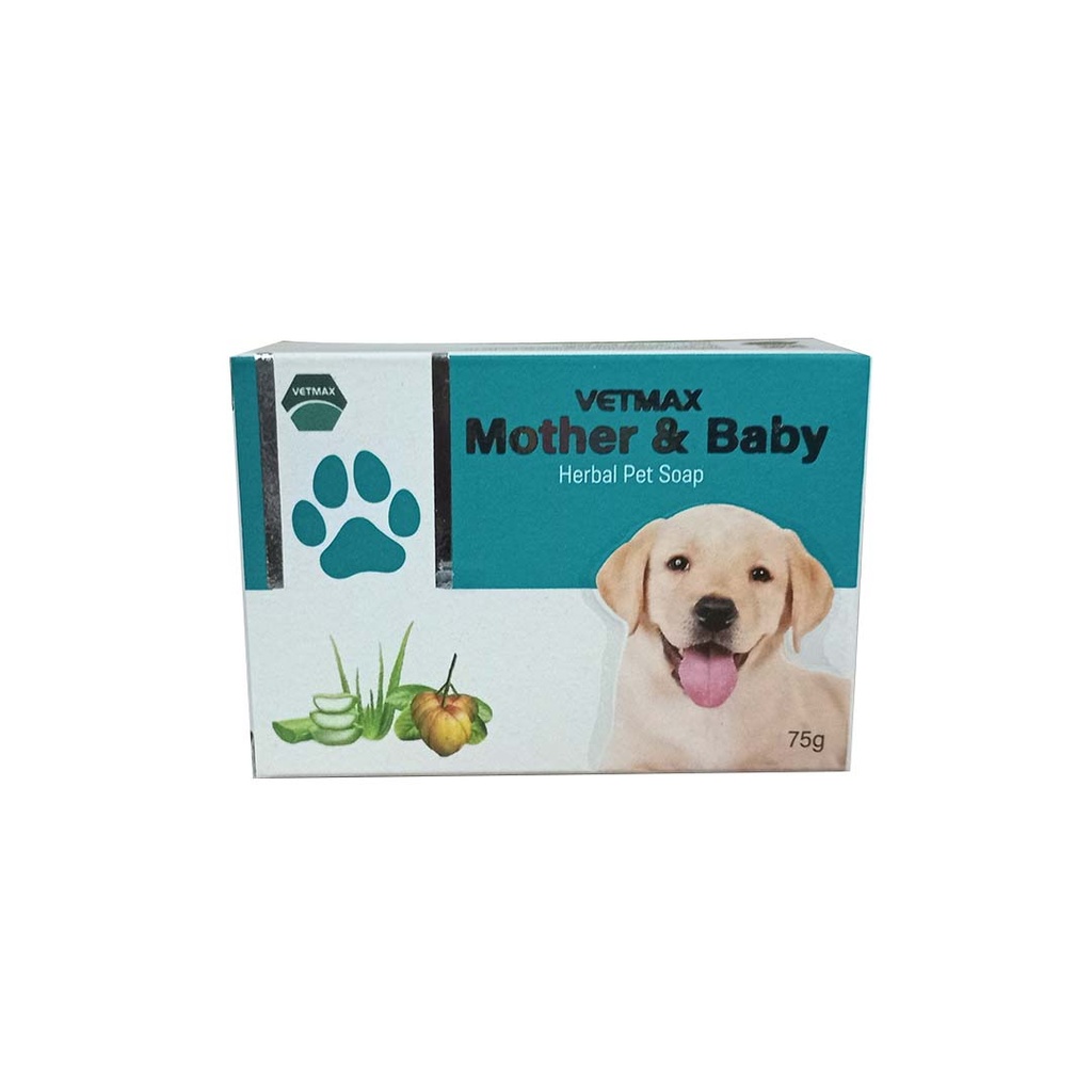 [PC03302] Vetmax Mother & Baby Herbal Pet Soap 75g, Rs.490.00, OPD Rs.490.00