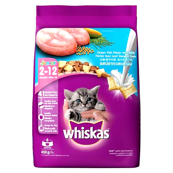 [PC02186] Whiskas kitten ocen fish & milk 1.1Kg, Rs.1,970.00