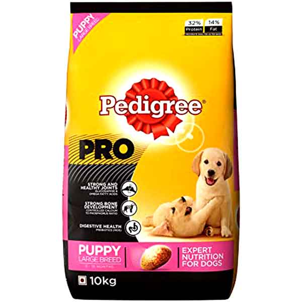 [PC01551] Pedigree Pro Puppy Large Breed 3Kg, Rs.5,100.00