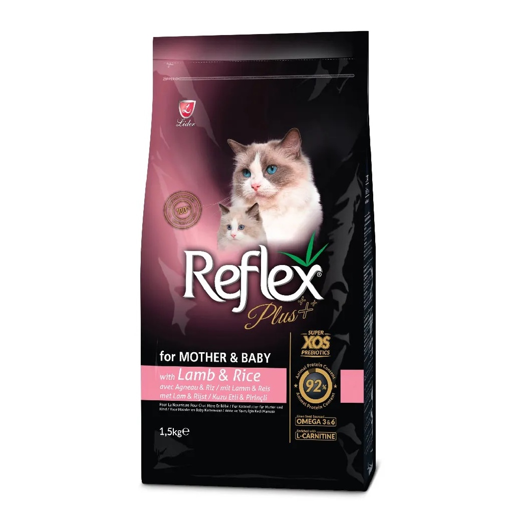 [PC02365] Reflex Cat Mother & Baby Lamb & Rice 1.5Kg (1), Rs.4,950.00