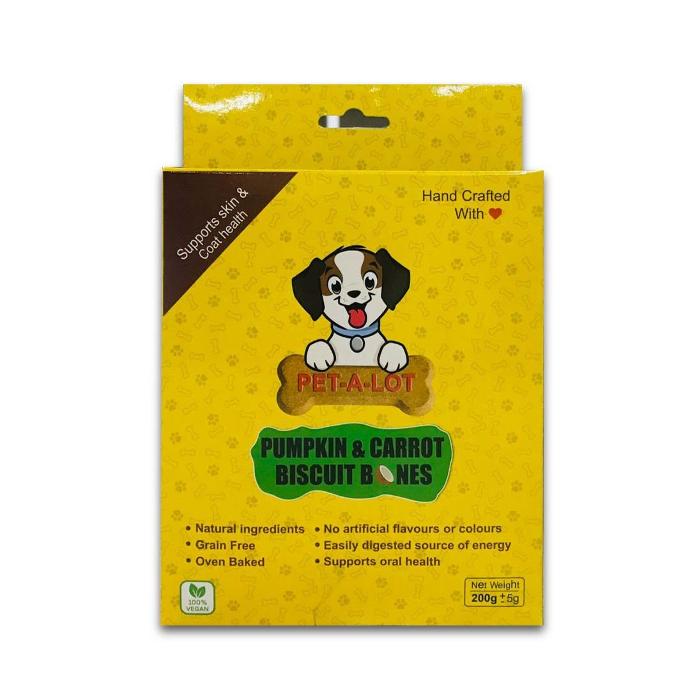 [PC03878] Pet A Lot Pumpkin & Carrot Dog Treat 200g (4), Rs.600.00