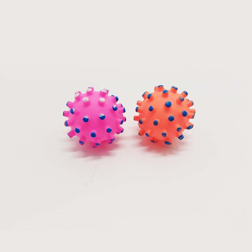 [PC02094] Toy Rubber Squeacky Ball With Spike - L (1), Rs.480.00