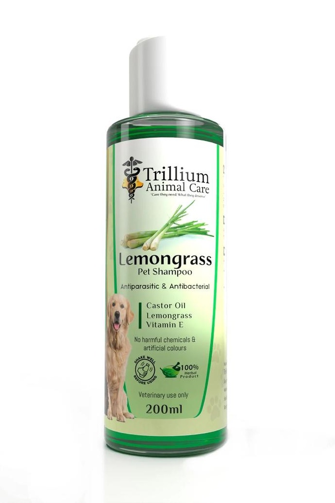 [PC02608] Trillium Lemongrass Pet Shampoo 200ml (2), Rs.950.00