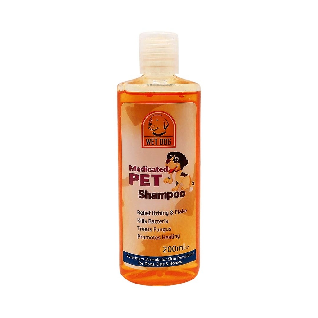 [PC02705] Wet Dog Medicated Pet Shampoo 200ml (1), Rs.775.00