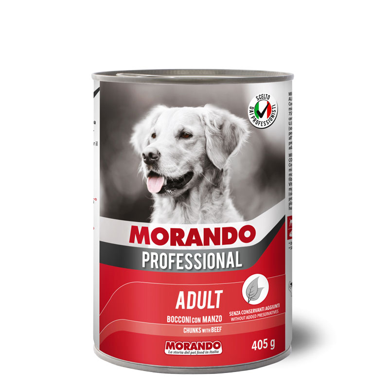 [PC02731] Morando Professional Dog Adult Chunk With Beef 405g, Rs.650.00, OPD Rs.650.00