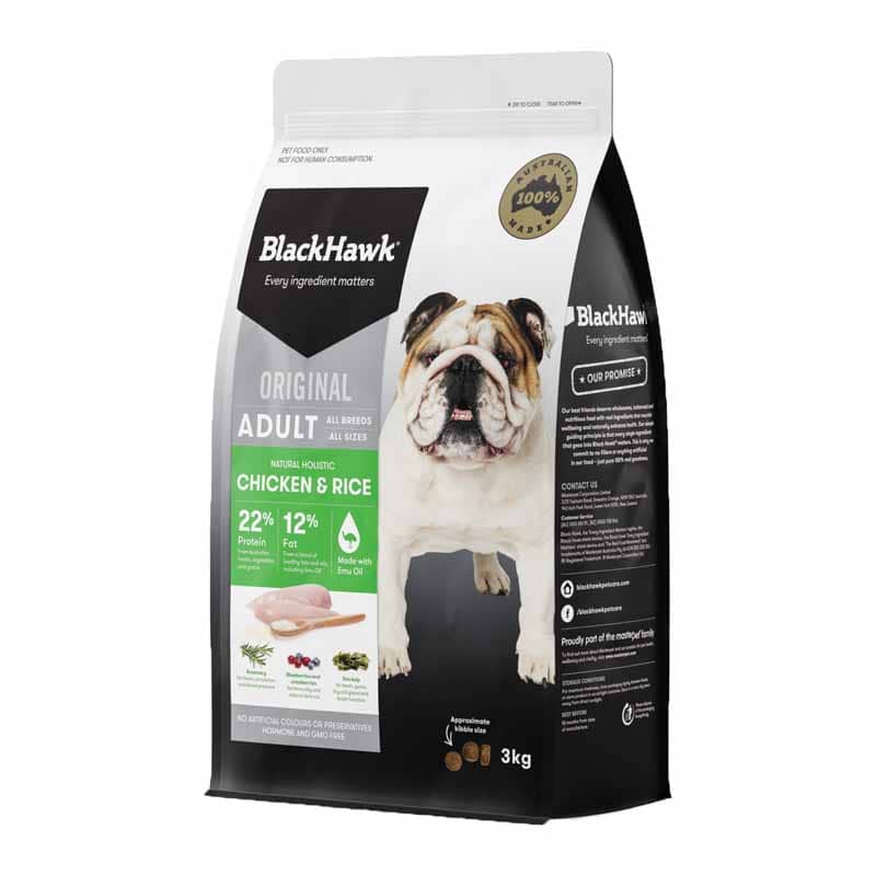 [PC03538] Blackhawk Adult Chicken & Rice 03kg (3), Rs.8,500.00, OPD Rs.8,500.00