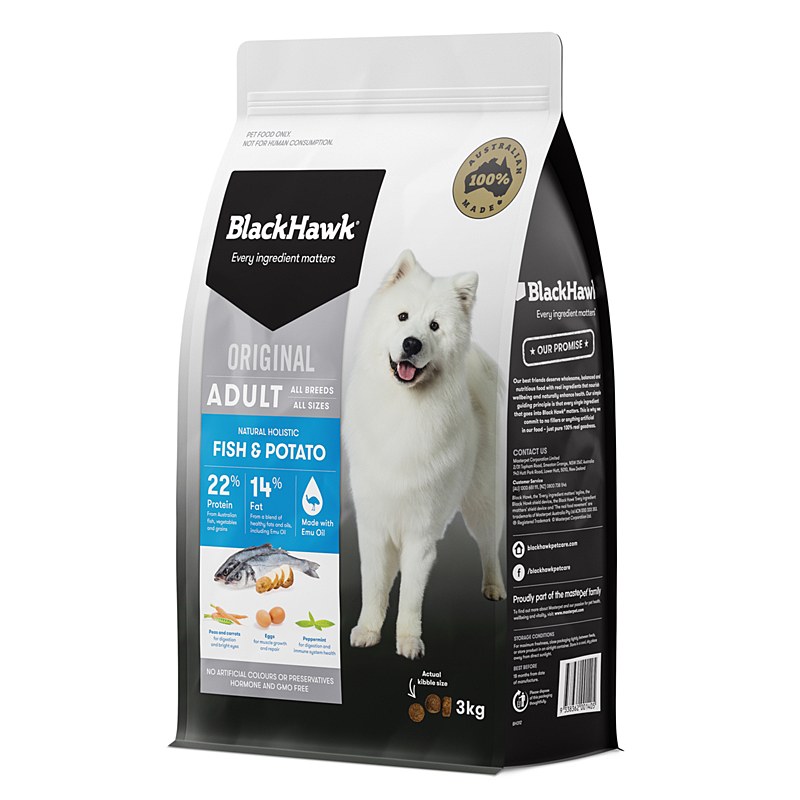 [PC03539] Blackhawk Adult Fish & Potato 03kg (3), Rs.7,500.00