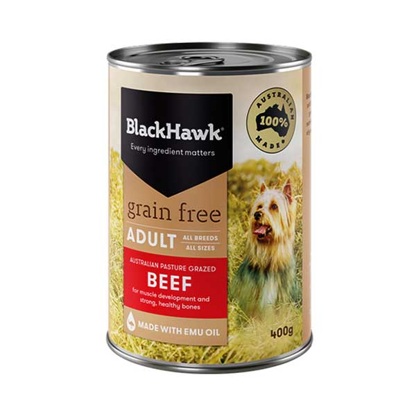 [PC03541] Blackhawk Adult Grain Free Beef  400g (4), Rs.980.00