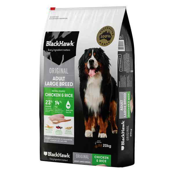 [PC03548] Blackhawk Adult Large Breed Chicken & Rice 20kg (4), Rs.38,500.00, OPD Rs.38,500.00