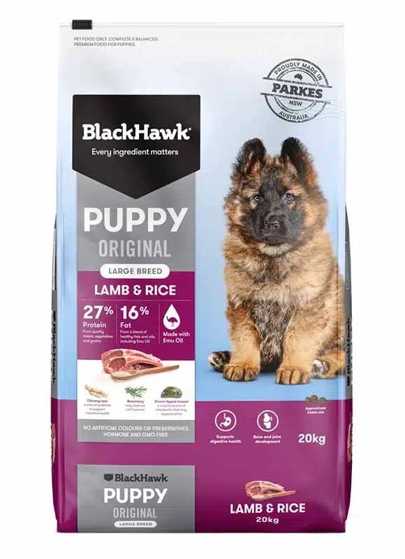 [PC02362] Blackhawk Puppy Large Breed Lamb & Rice 20Kg (4), Rs.39,500.00