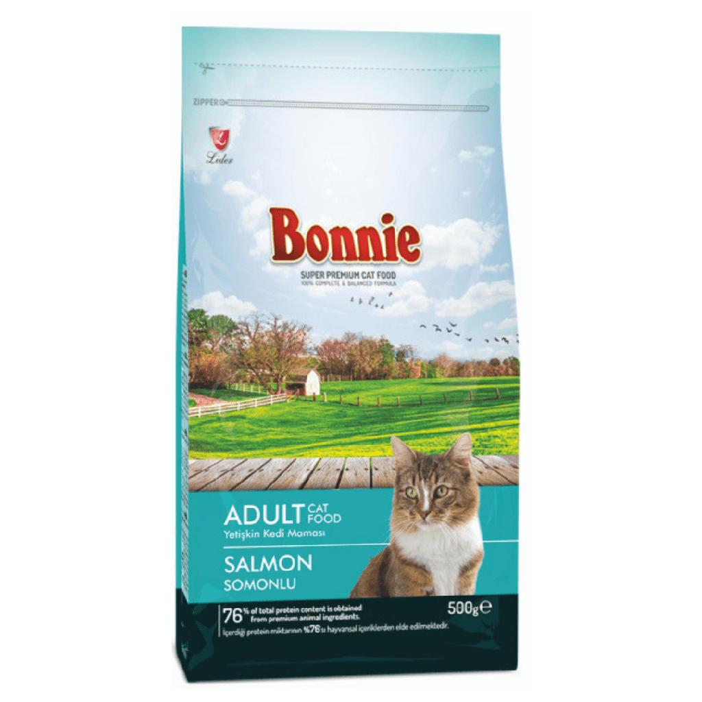 [PC02368] Bonnie Cat Adult Salmon 500g (2), Rs.1,280.00