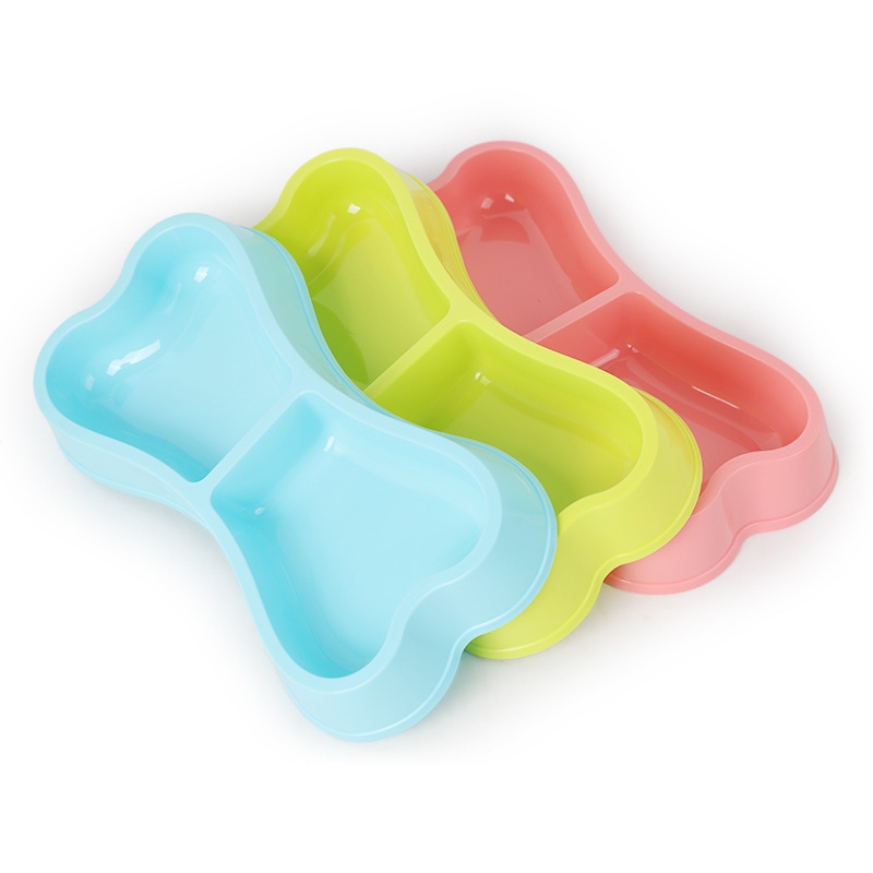 [PC03657] Feeding Bowl Plastic DS Bone Shape (2), Rs.800.00