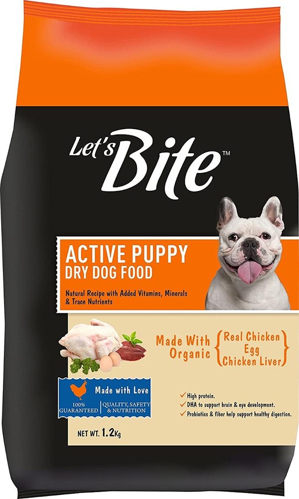 [PC03743] Let's Bite Active Puppy 1.2Kg (2), Rs.1,810.00