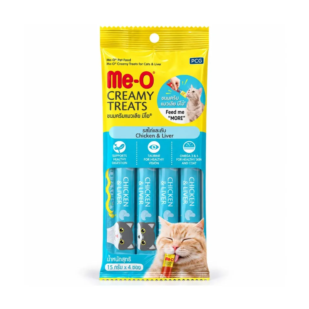 [PC03757] Me-O Creamy Treat Chi & Liver 15gX4 (3), Rs.630.00
