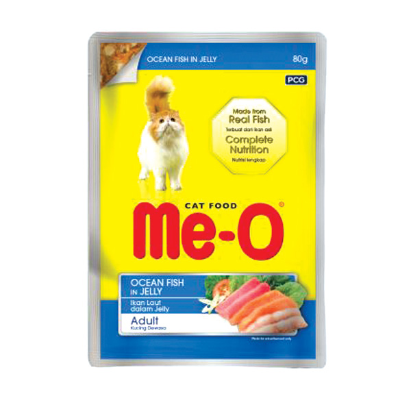 [PC03783] Me-O Pouch Ocean Fish In Jelly 80g (3), Rs.490.00