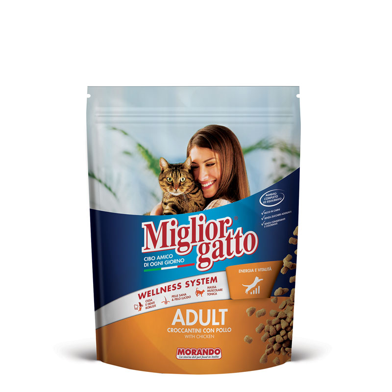 [PC03791] Miglior Gatto Adult Kibble With Chicken 400g (2), Rs.1,450.00