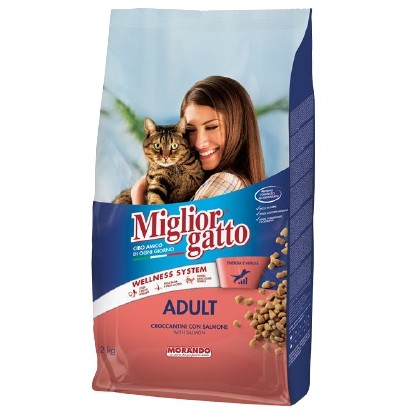 [PC03793] Miglior Gatto Adult Kibbles With Salmon 1.5Kg (4), Rs.3,480.00