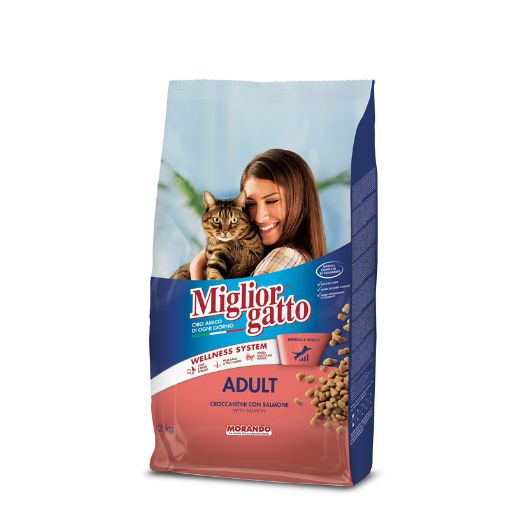 [PC04139] Miglior Gatto Adult Kibbles With Salmon 2Kg (3), Rs.4,950.00