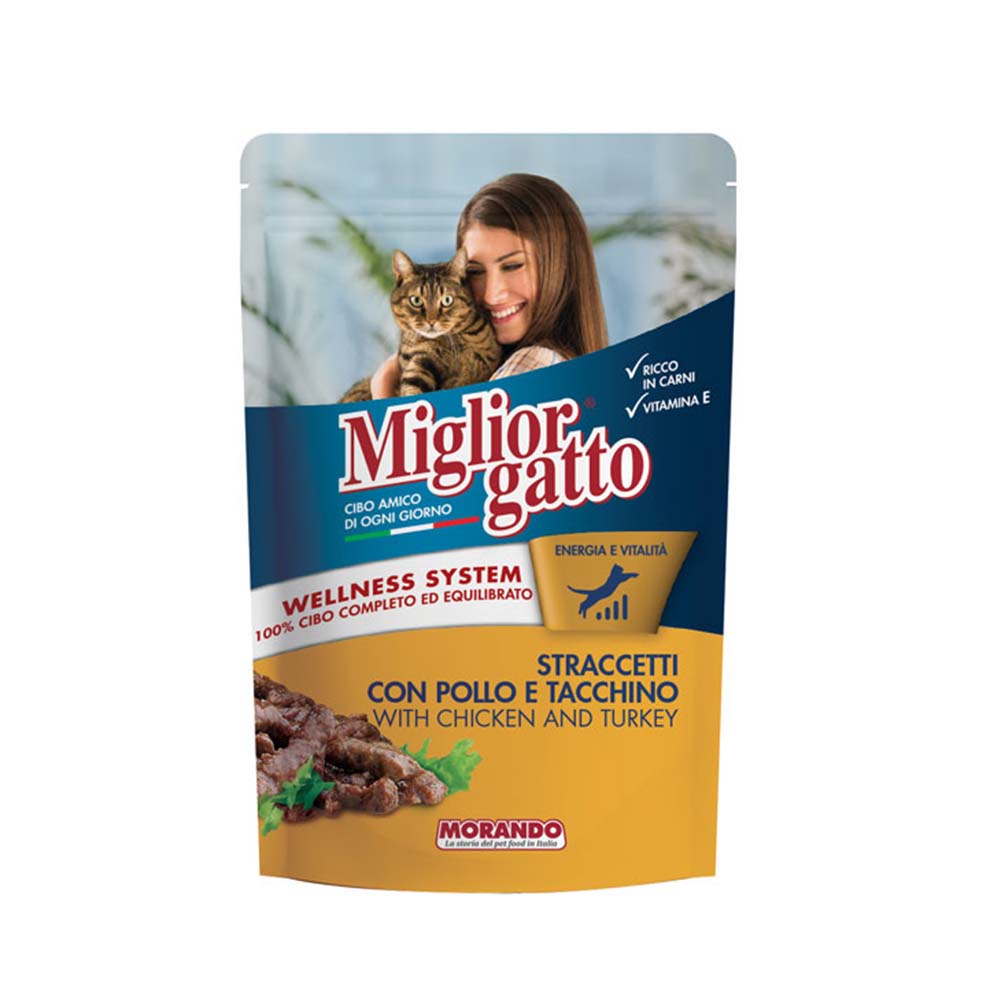 [PC03799] Miglior Gatto Strips With Chicken& Turkey 100g (3), Rs.390.00