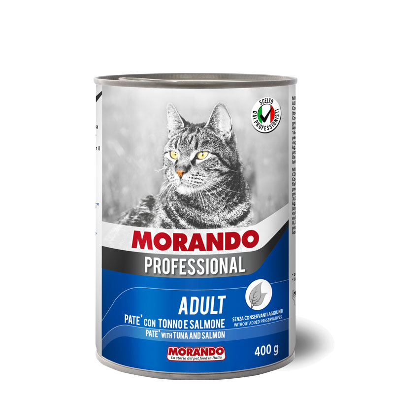 [PC04134] Morando Professional Cat Adult Pate With Tuna & Salmon 400g (2), Rs.650.00